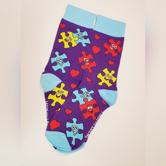 You Complete Me Valentine's Day Adult Unisex Crew Socks Size OSFM - Picture 2 of 4